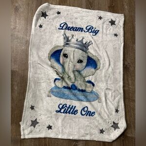 Dream Big Little One Elephant Blanket